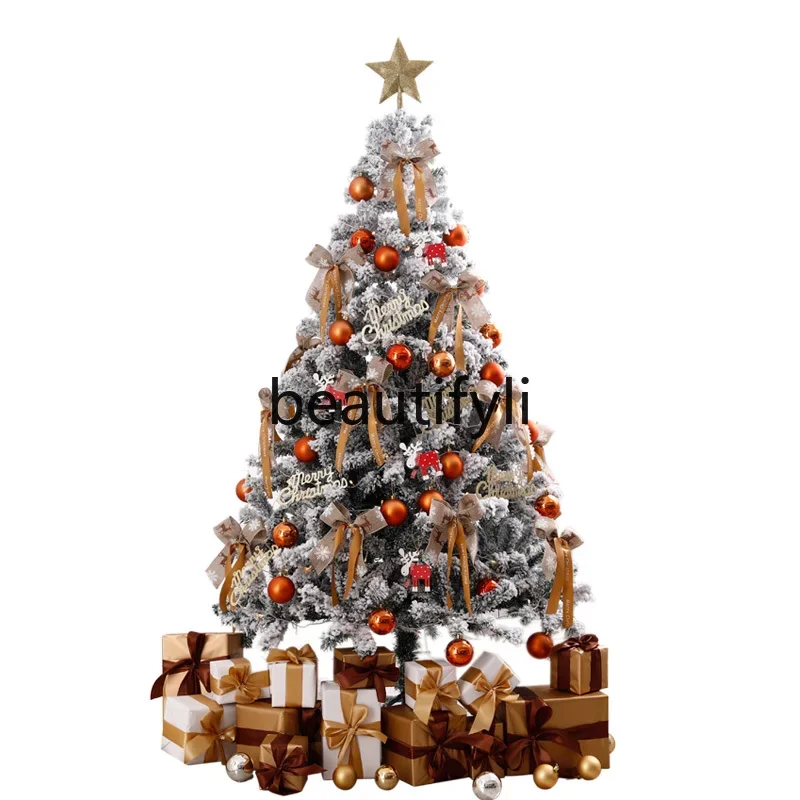 

Christmas Tree Package Encrypted Flocking Snow Scene Decoration