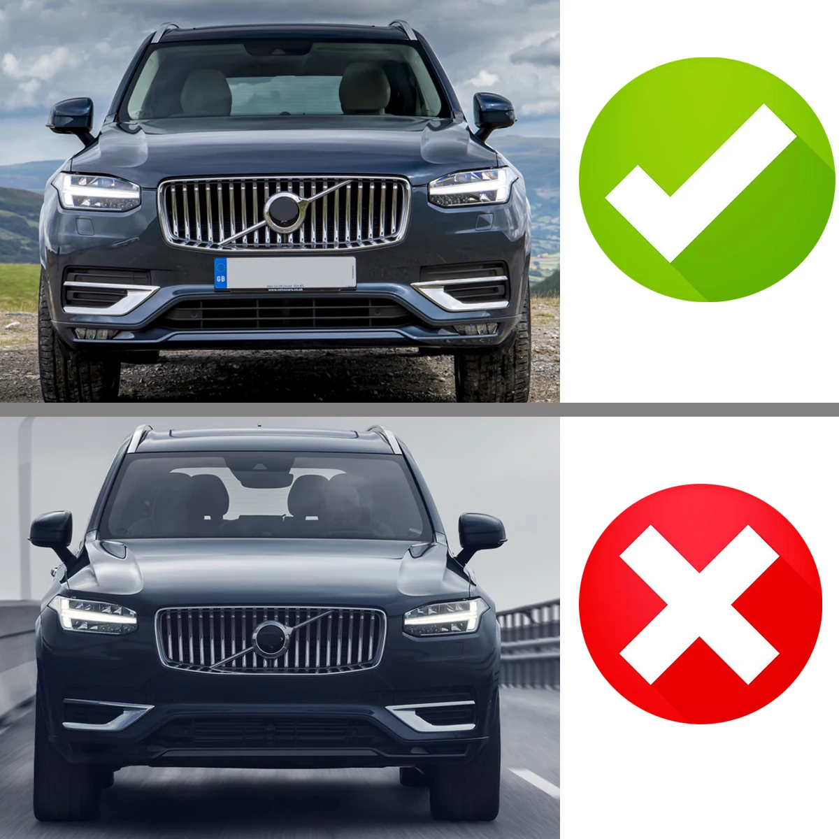 フロントバンパーグリル ボルボ XC90 2016-2022 - Outdoor Power Grill のレビューと価格
