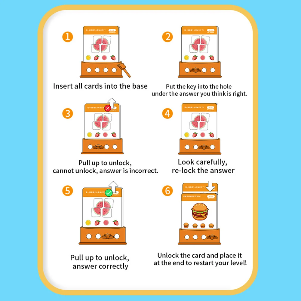 لغز المنطق مونتيسوري للأطفال مثالي لبناء المهارات الجذعية. وقت هادئ للعب الساحر #4
