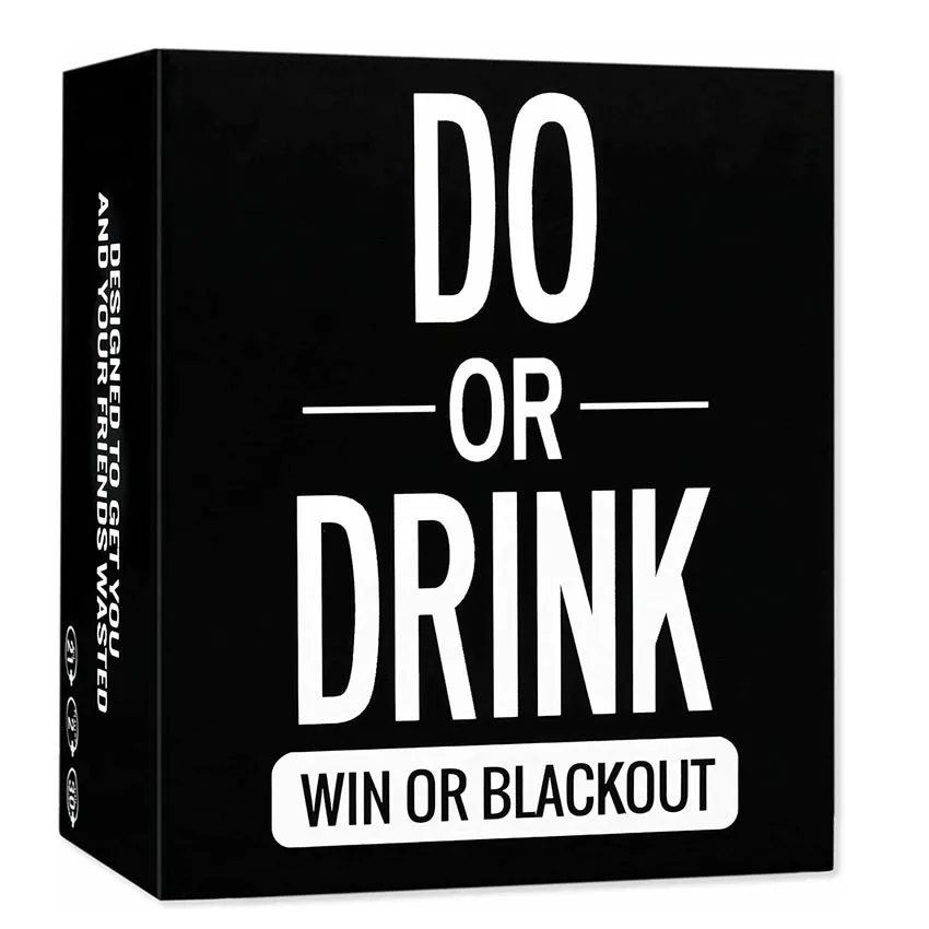 Do or Drink Drinking Card Games Night Parties Gift Bachelorette Party Games Naughty Edition Do or Smoke Party Game Girls Night D