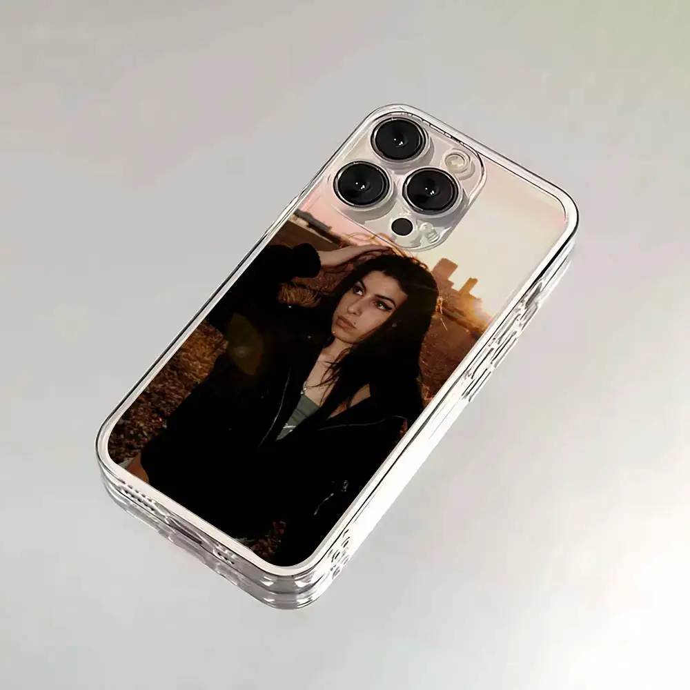 حافظة هاتف Singer Amy Winehouse لهاتف iPhone 6,16,15,14,13,12,11,17 Pro,Max,Plus,X,XS,XR,SE,غطاء ناعم شفاف صغير #4