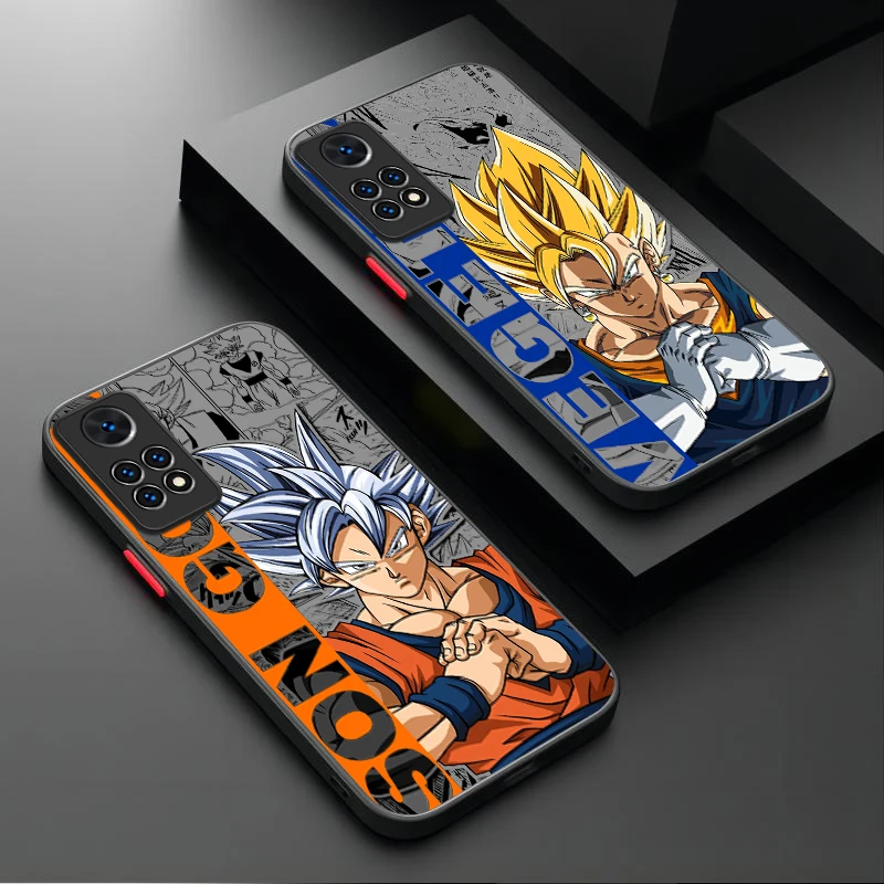 Funda Dragon Ball Goku Vegetto Vegeta Gogeta Goku Black para Xiaomi Redmi Note 15 14 13 12 11 10 9 Pro Plus 4G 5G 12S 11S 10S 9S