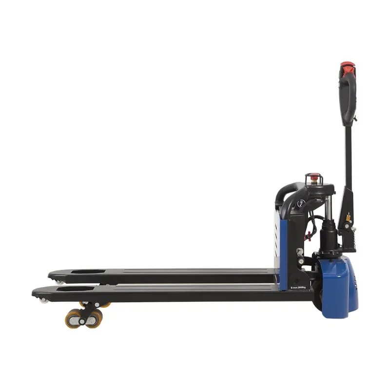 رافعة البليت الكهربائية مستودع بطارية الليثيوم رافعة شوكية رافعة شوكية كهربائية مكدس البليت #3