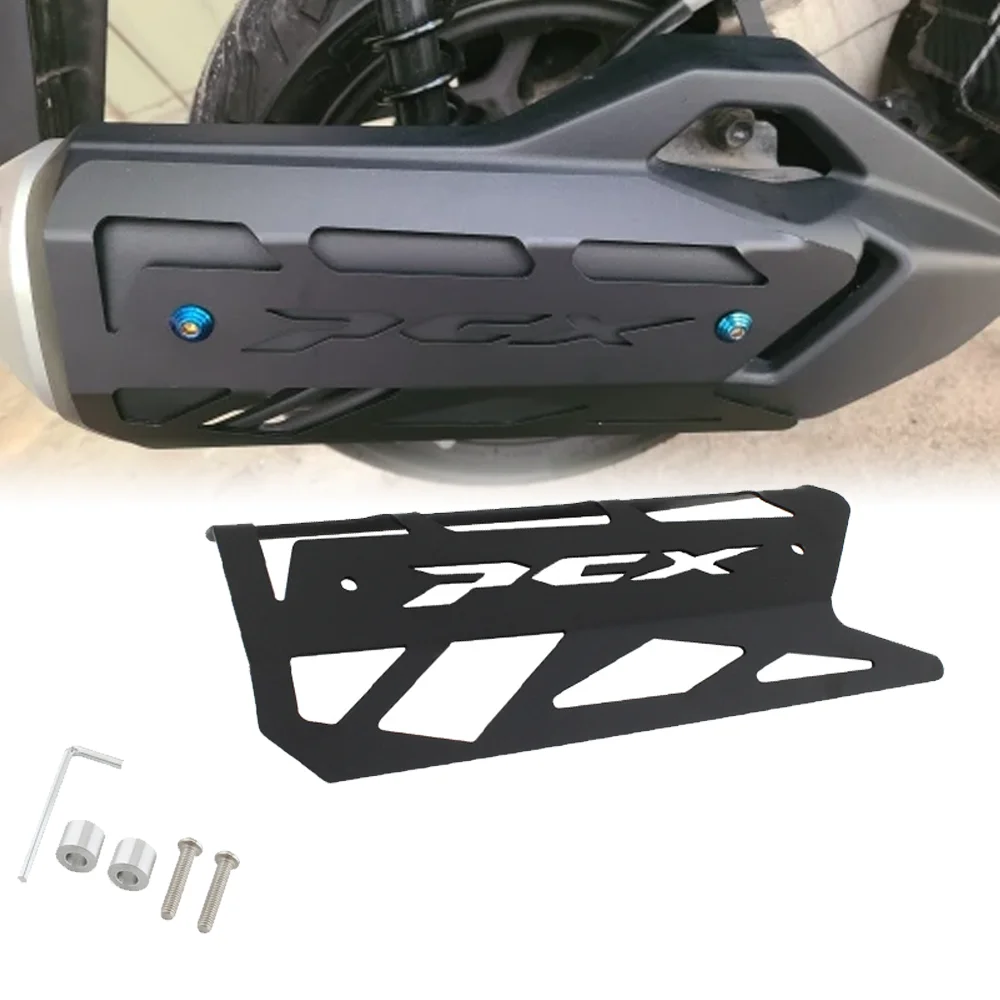 Motorrad-Zubehör Auspuffschutz Auspuffprotektor für HONDA pcx125 pcx150 pcx160 2021-2023 2024 2025 2026 pcx 125 150 160 – Detail 2