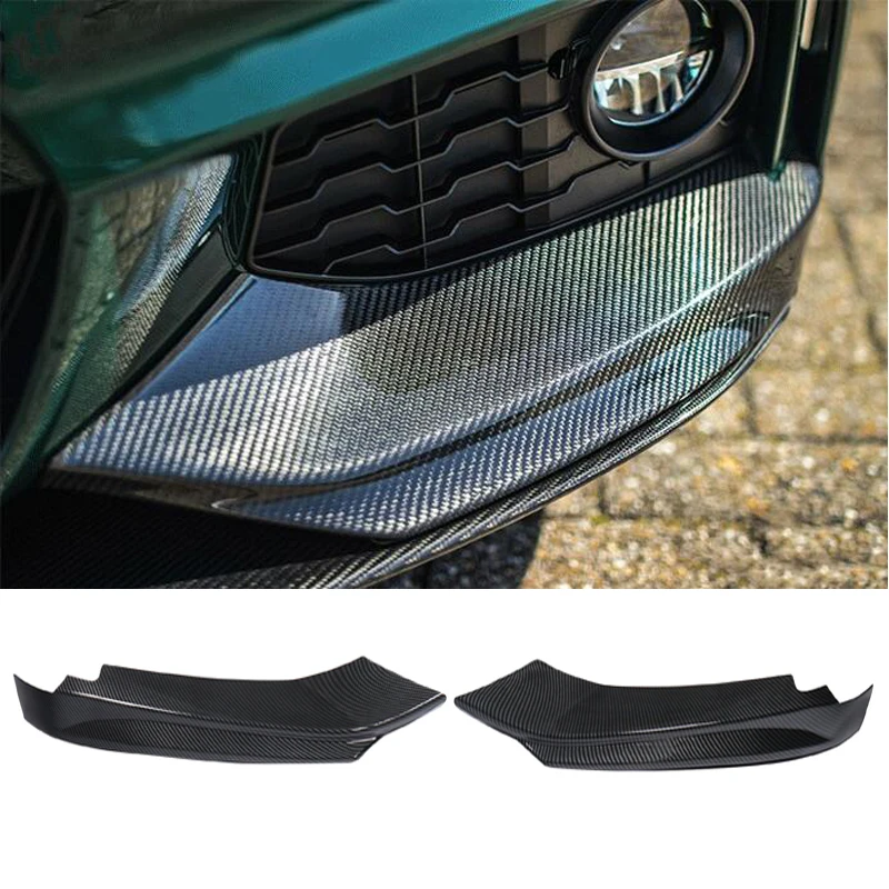 Magickit الجبهة الفاصل الزاوية الشفاه الكربون نظرة ABS لسيارات BMW F32 F33 F36 M Sport 2014-2020