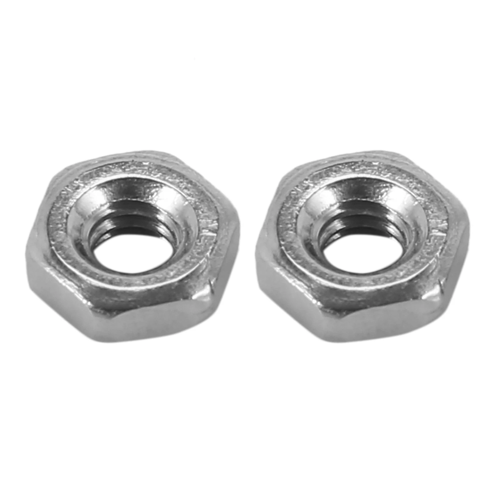 Metric M2 Hex Nuts 304 Stainless Steel Fastener DIN934 100pcs for Bolt