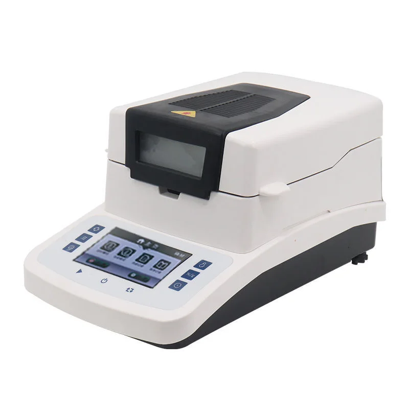 Halogen Heating Moisture Meter Grain Food Rubber Plastic Granules Tester Measuring Instrument