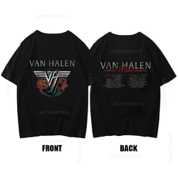 Hot Sale Eddie Van Halen Evh Theme Cotton Summer Clothing Unique Short Sleeve Women Men Graphic Gym Streetwear Unisex TShirt