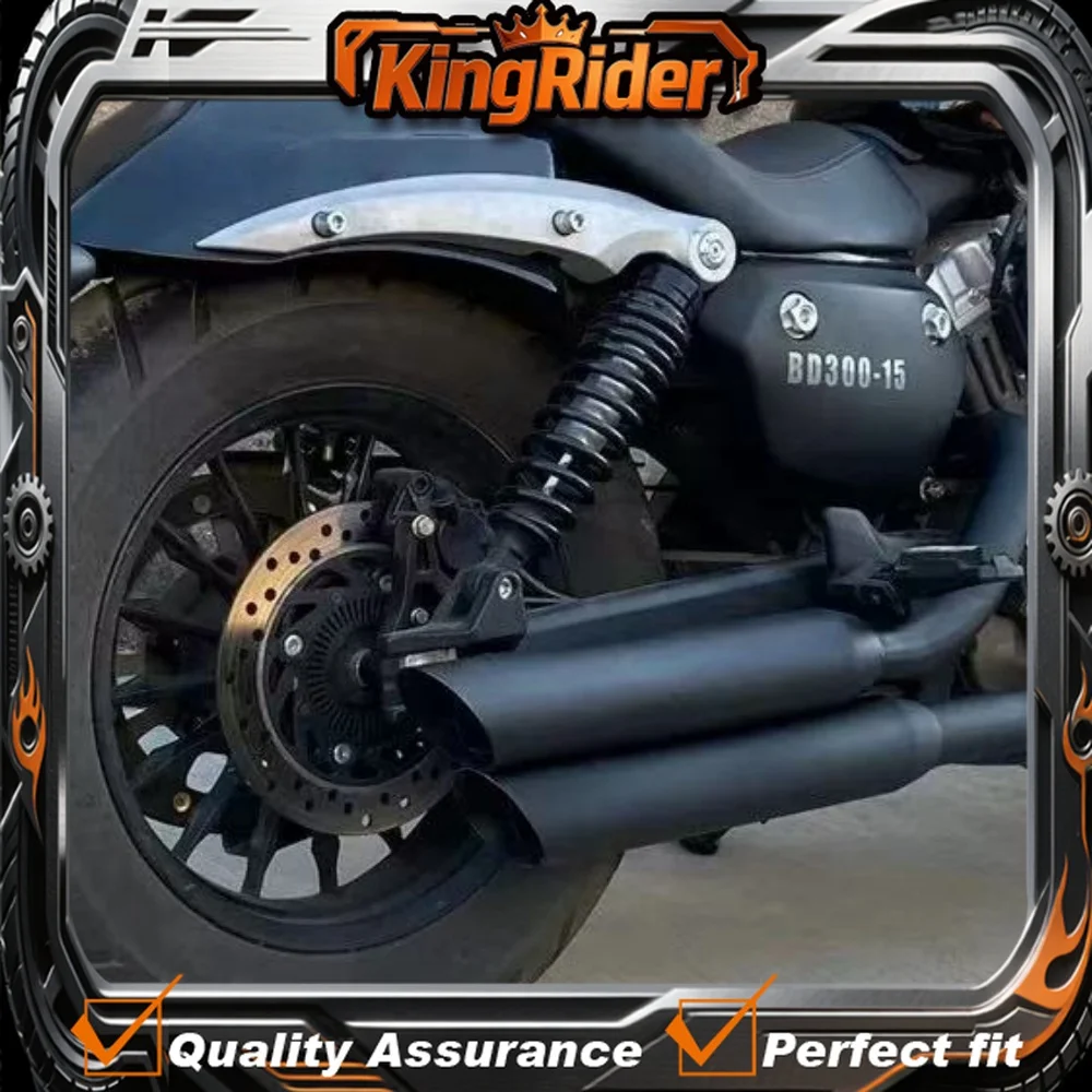 BENDA Chinchilla 300 Exhaust Modification: BD300 Straight Pipe Horseshoe Sound Modification - Non-destructive Installation