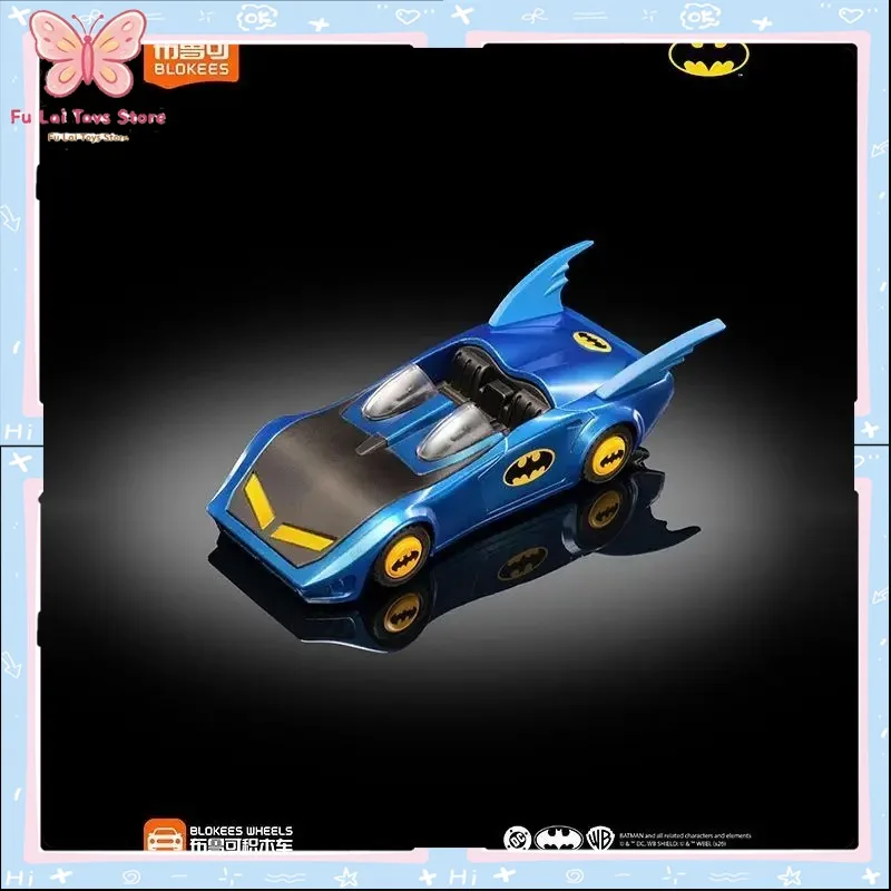 

Authentic Blokees E01 Gotham Velocity Mini Pocket Batmobile Building Block Blind Box Cool Desktop Ornament Collectible Nice Gift