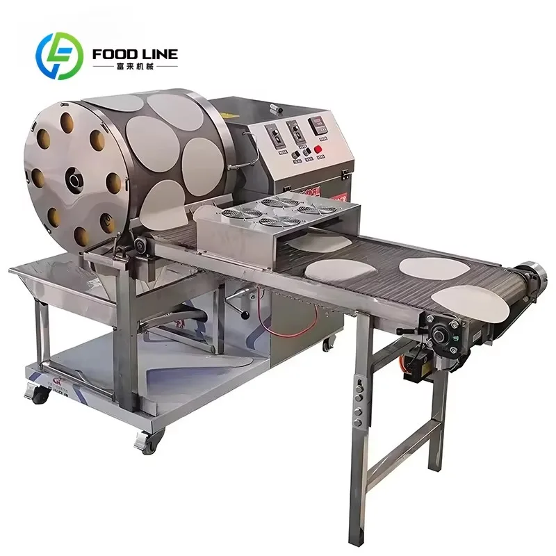 Automatic Pastry Sheet Tortilla Spring Roll Wrapper Making Machine Spring Roll Wrapper Sheet Machine