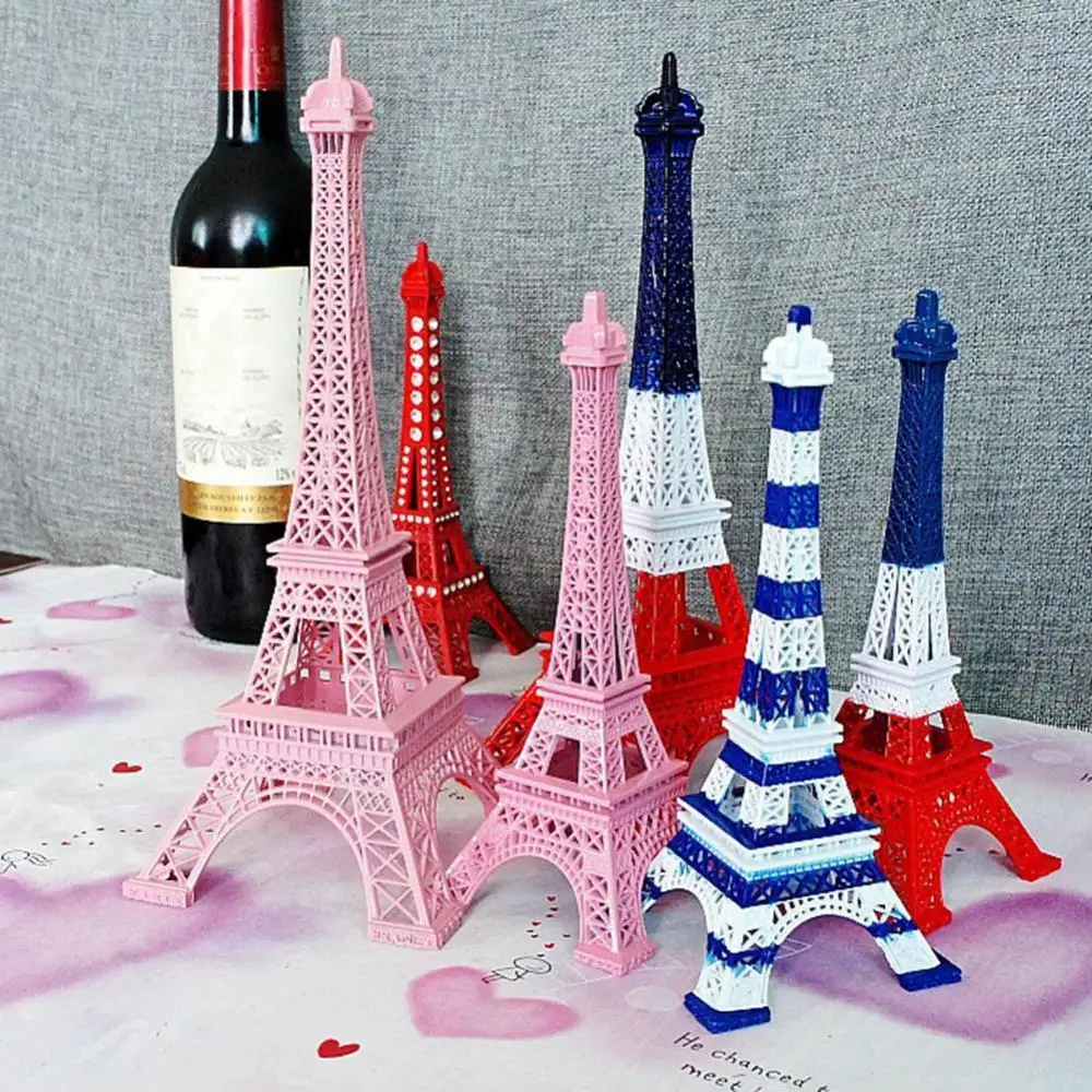 Paris Eiffel Tower Miniature Vintage Home Desktop Decoration Paris Eiffel Tower Figurine Statue Eiffel Model Souvenir Gifts