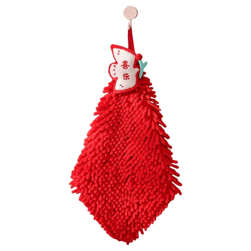 Toalha mão com tema Ano Chinês CORALS SOFT CORALS SECAR RÁPIDO COM PODOS DO SANGUENTES D2RD