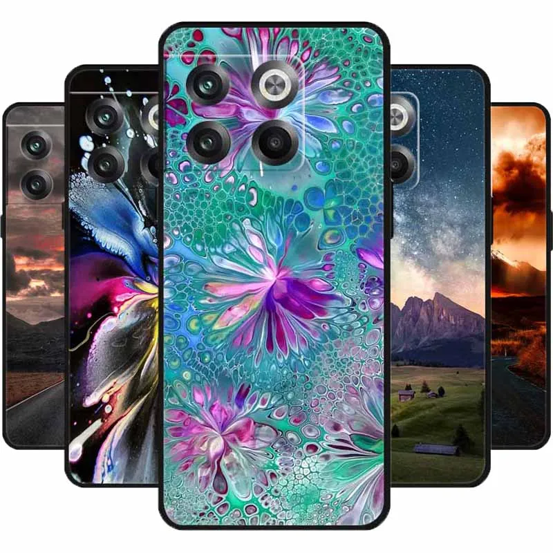 Print Fashion Cover for Oneplus Ace Pro Case Soft Silicone Protector TPU Back Covers for Oneplus AcePro Cases Landscape Luxury