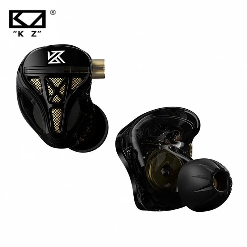 KZ DQS Wired Metal Headphones In Ear Sports Earphones HIFI Stereo Bass Earbuds Noise Cancelling Gaming Headset PK ZSN EDX PRO