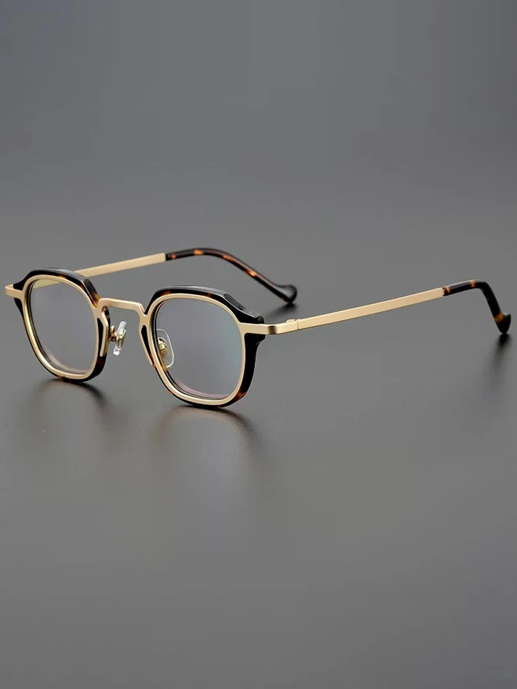 Shatar High Quality Metal Small Frame Reading Glasses For Men Middle-Aged Elderly Business Anti Blue Light Reading Glasses