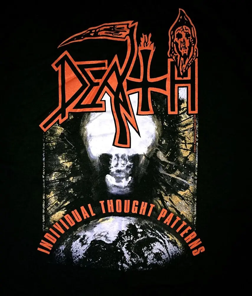 DEATH cd cvr INDIVIDUAL THOUGHT PATTERNS Official SHIRT XXL New symbolic chuck