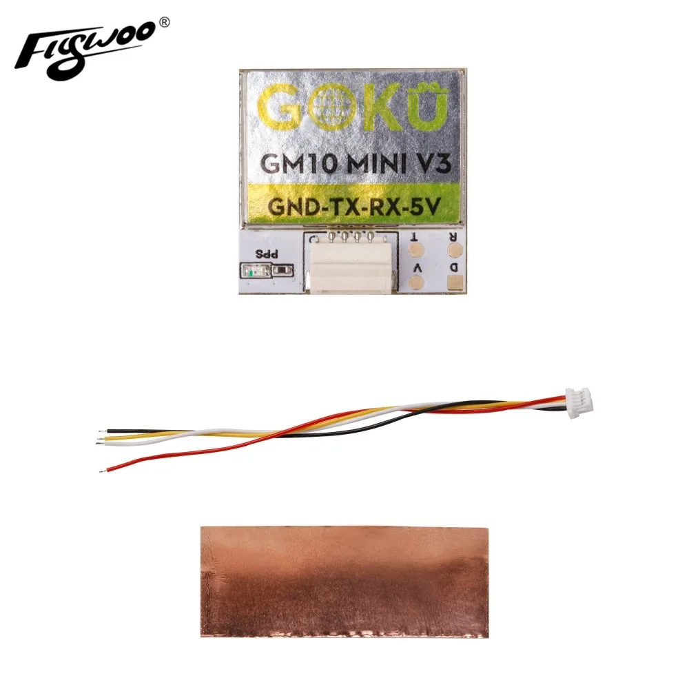 وحدة Flywoo GOKU GM10 Mini V3 GNSS - مدمجة وخفيفة لسباق FPV/طائرات بدون طيار ذات طراز حر (العودة إلى المنزل)