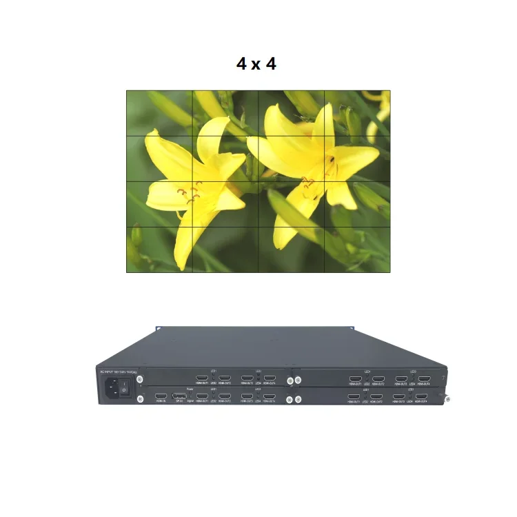 

Самый продаваемый профессиональный видео ЖК-экран, процессор 4k, контроллер видеостены 1x4 hdmi