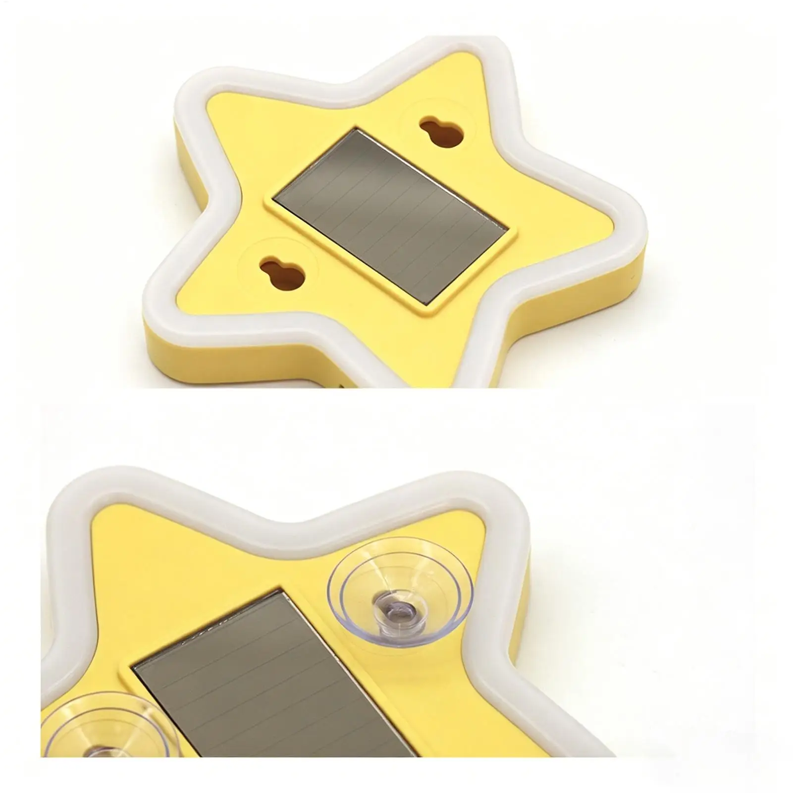 Solar Powered Car Ambient Light Wireless Five-pointed Star Solar-Powered Sensor Control Decor Car Window Ambient Light For Women