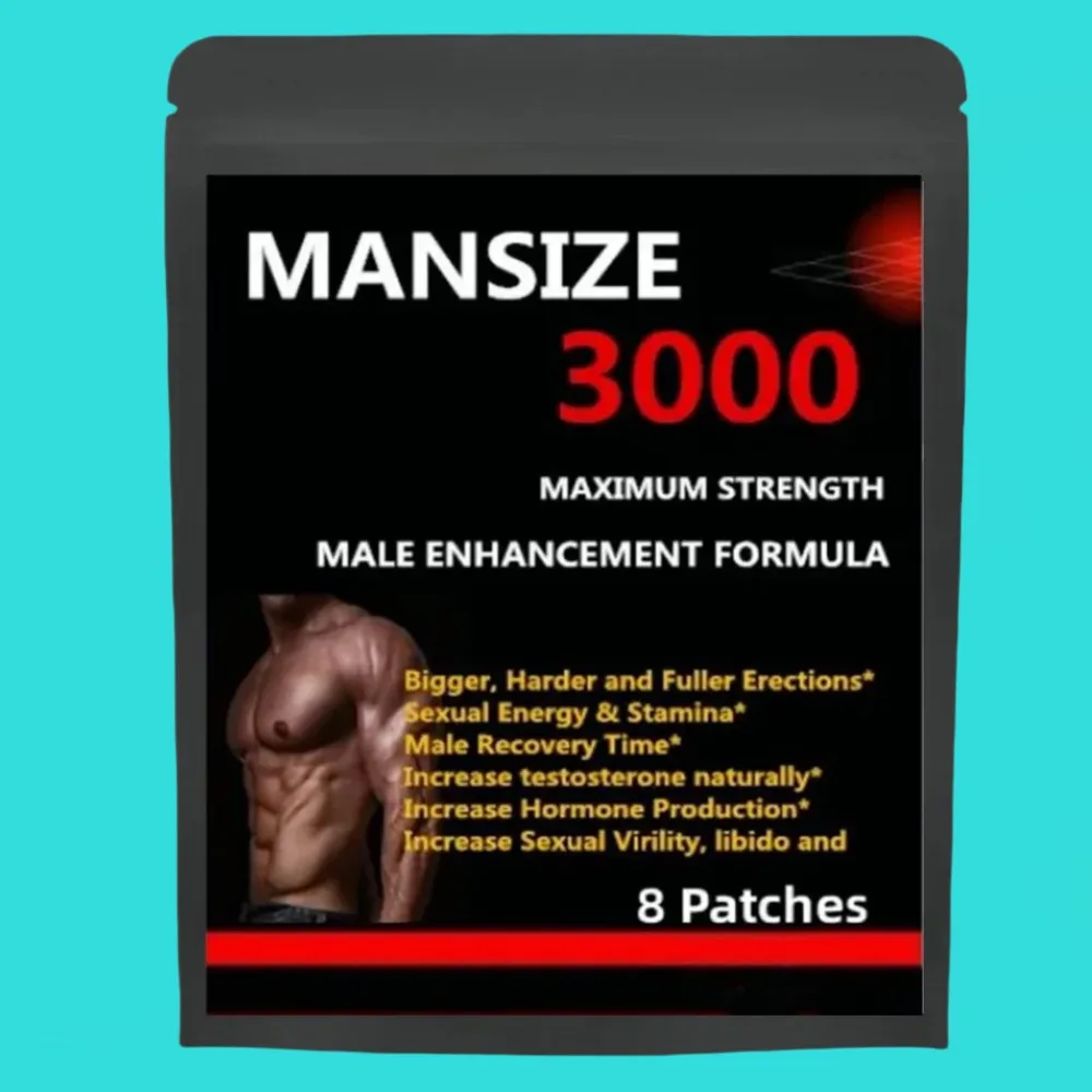 Mansize 3000 Erection Male Impotence Cures Flaccid Penis - 100% Safe