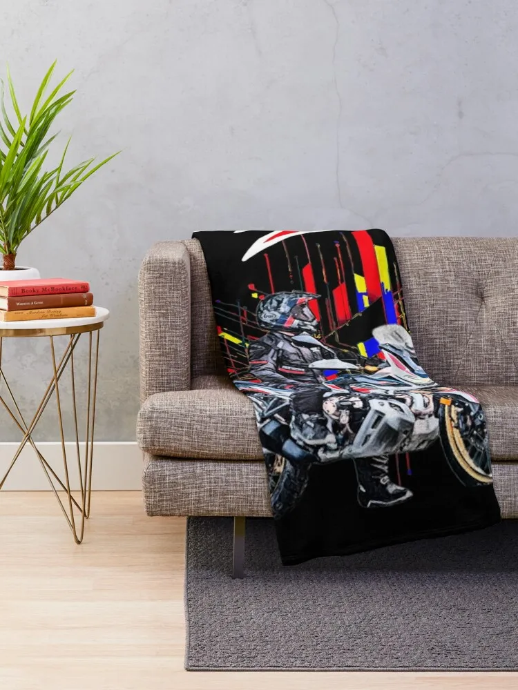 Africa Twin 1100 CRF Throw Blanket anime Single Thin Blankets