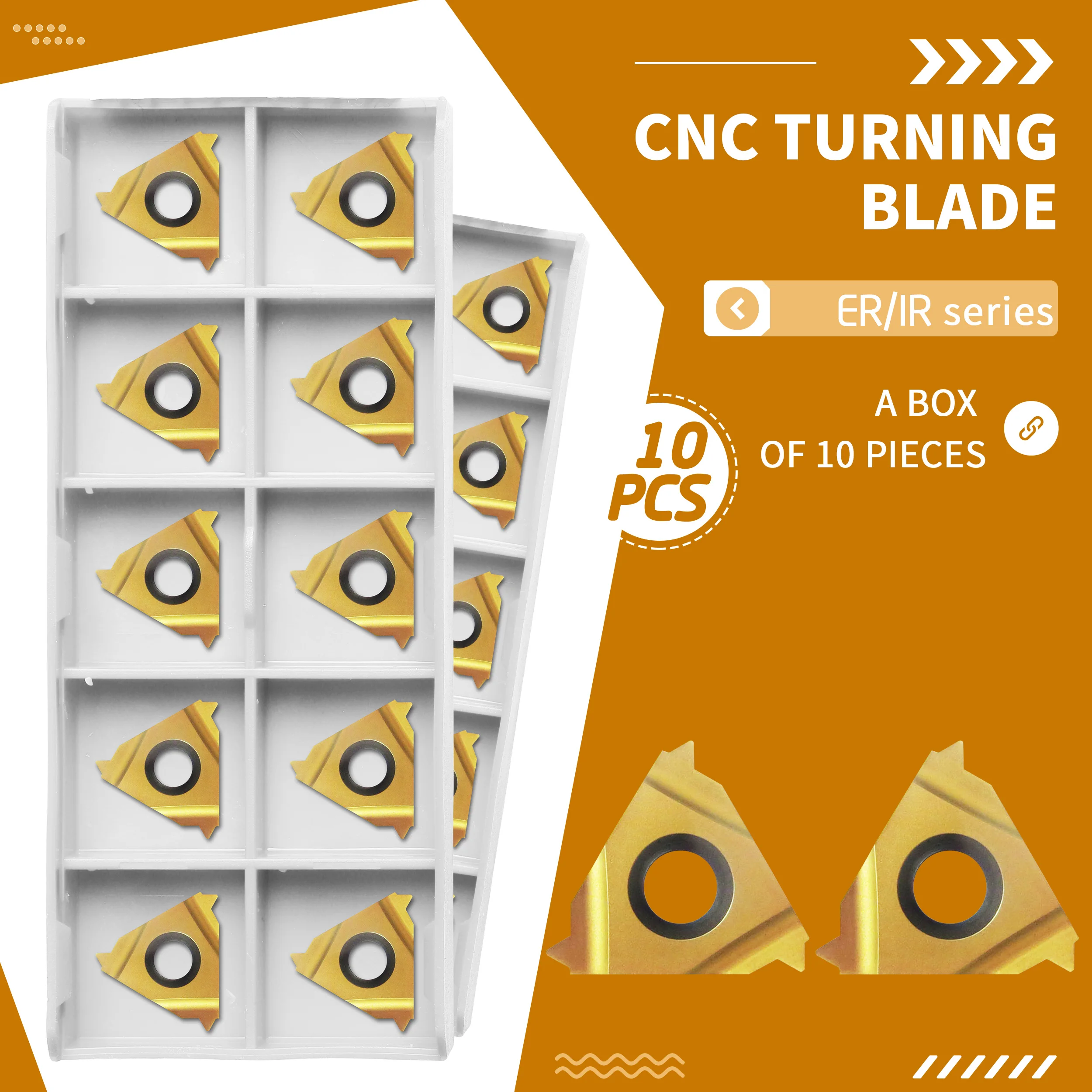 16ER 0.5 0.75 1.0 1.25 1.5 1.75 2.0 2.5 3.0 3.5 ISO NK3030 tornio CNC tornitura inserti in metallo duro taglio di utensili filettati Standard