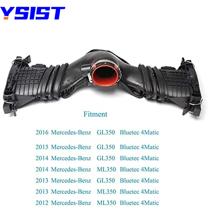 Engine Air Intake Duct with Mass Sensor for MercedesBenz GL350 GL320 C320 ML280 C320 E280 350 G320 DIESEL Bluetec 4Matic 3.0L