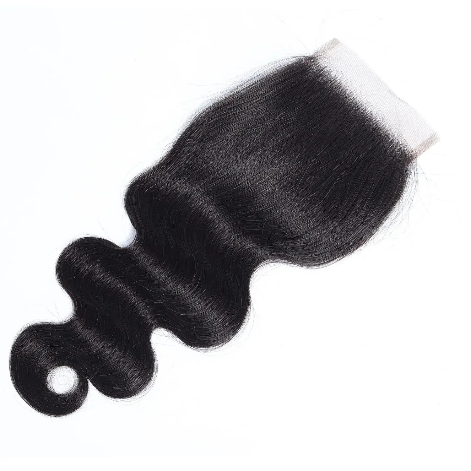 Body Wave 4x4 Lace Closure Human Hair Straight 4x4 Transparent Lace Closure Extensions Brazilian Virgin Hair for Black Women
