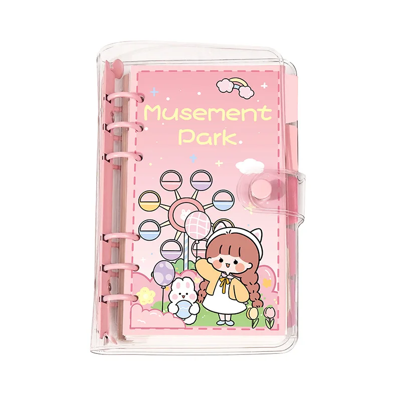 CHEN LIN Cute Girl INS Coil Detachable Notebook Hand Ledger Notepad Cartoon Kawaii Girls Journal for Student Portable Notebook