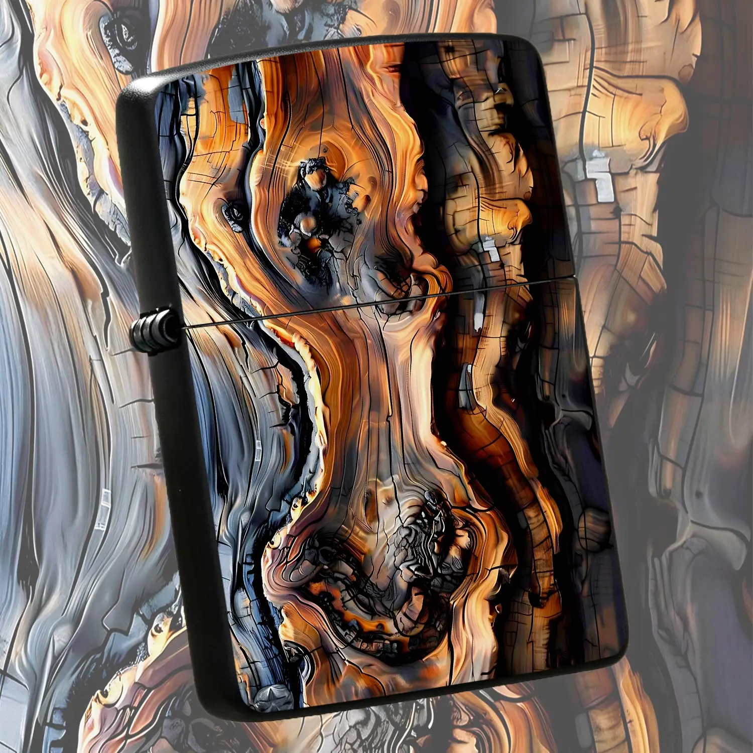 Creative Swirl Texture Art Lighter, Windproof Portable Durable Ignition Accessory, Perfect For Daily Commute, Outdoor Trips, Business Travels, Parties And All Scenarios, Unique Stylish Item With Aesthetic Flair, Ideal F A Humorous And Inter