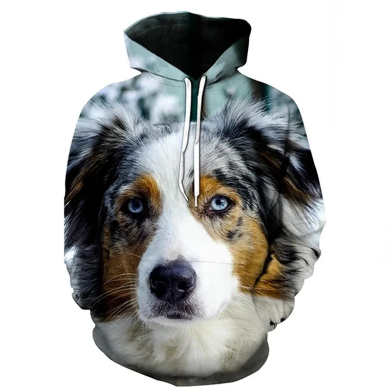 Cute Dog Colorful Fashion Style 3D Printed Hoodies Unisex Pullovers Hoodie Casual Street Top Tracksuit
