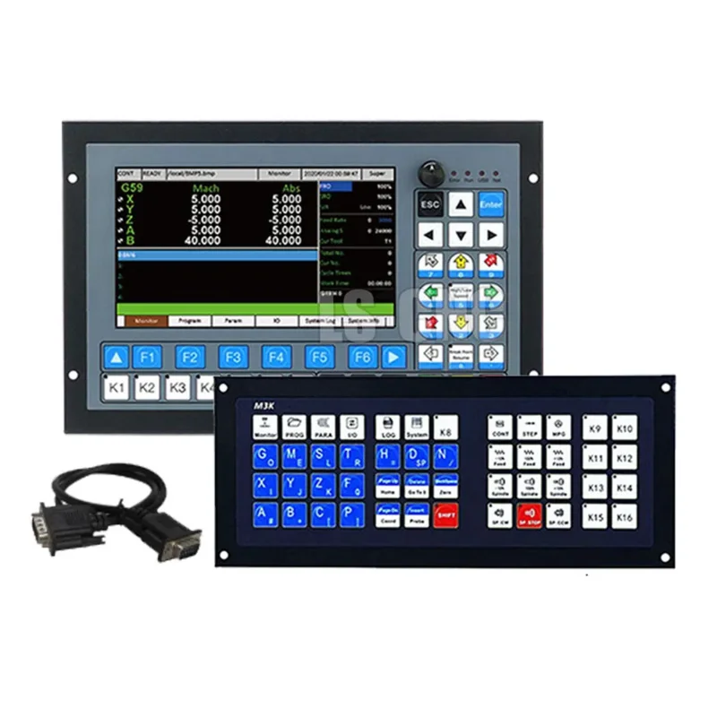 Ddcs-Expert nueva actualización 3/4/5 ejes mecanizado Cnc controlador de grabado 3D sonda de cabeza lateral teclado extendido Mpg75W24V DC