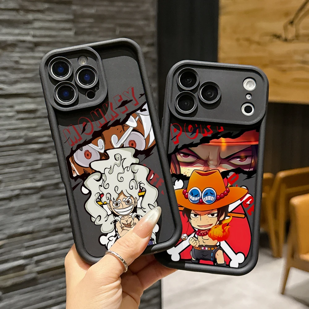 One Pieces Aces Luffys Phone Case for Xiaomi Redmi Note 15 14 13 12 11 10 Pro Plus 15C 14C 13C 12C 10C Trubo 4 4G 5G Soft Cover