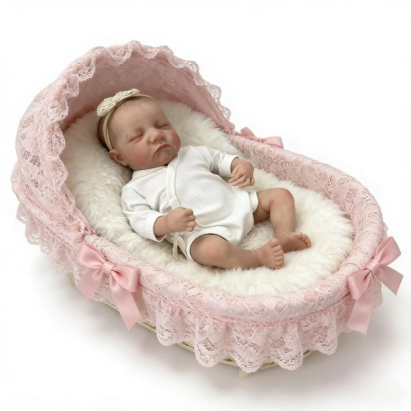 48 cm NewBaby taglia Reborn Levi realistica bambola in cotone morbido al tatto per ragazze