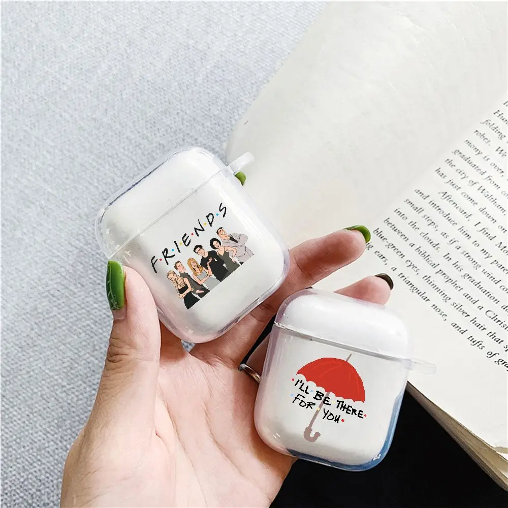 Central Perk Coffee Friends TV Show Case For Apple Charging Box Case For AirPods 2 1 3 PRO2 Clear Protective Cover Accessories