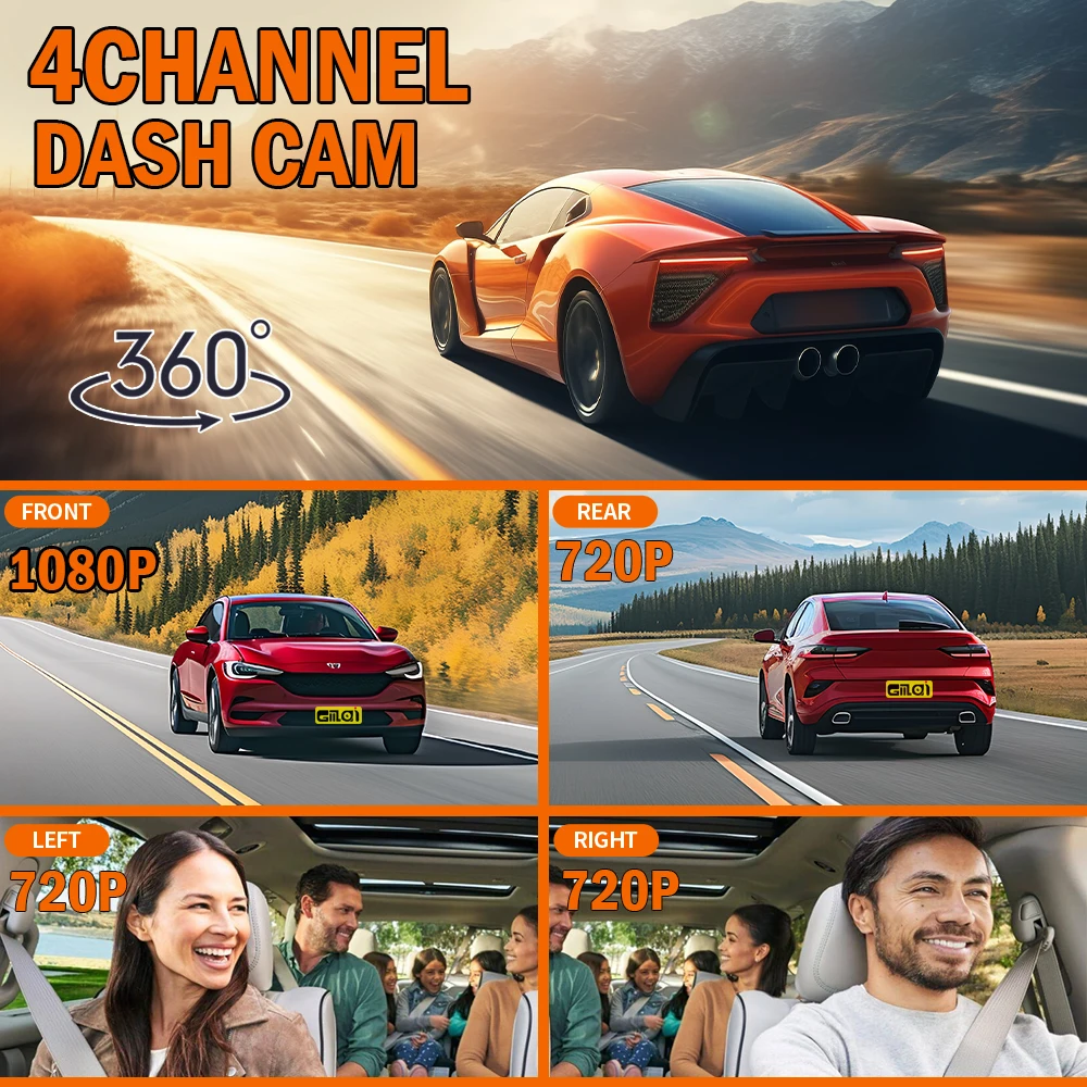 كاميرا سيارة رباعية القنوات بز - مراجعة Car Accessories Thailand وسعره