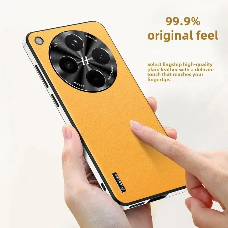 

Full Lens Protector Case for OPPO Find X8 Pro Leather Case Back Cover Soft Shockproof Phone Case for OPPO Find X8 Phone Shell