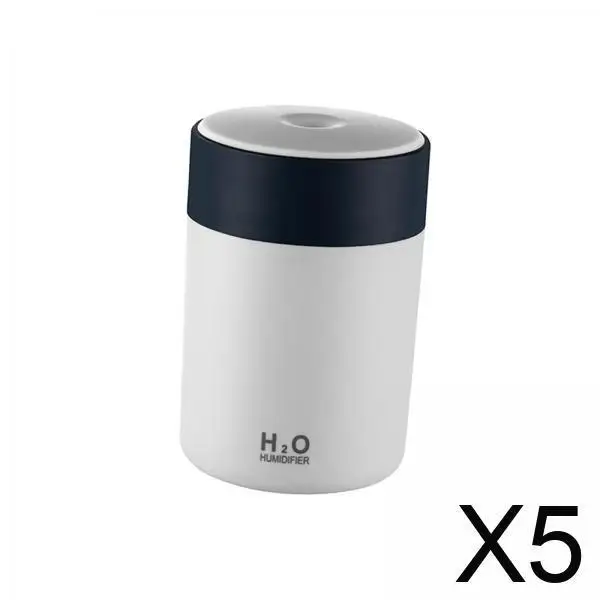 Mini umidificatore personale USB 300ML Diffusore di nebbia Dispositivo di aromi da tavolo con luce notturna per la cameretta dei bambini