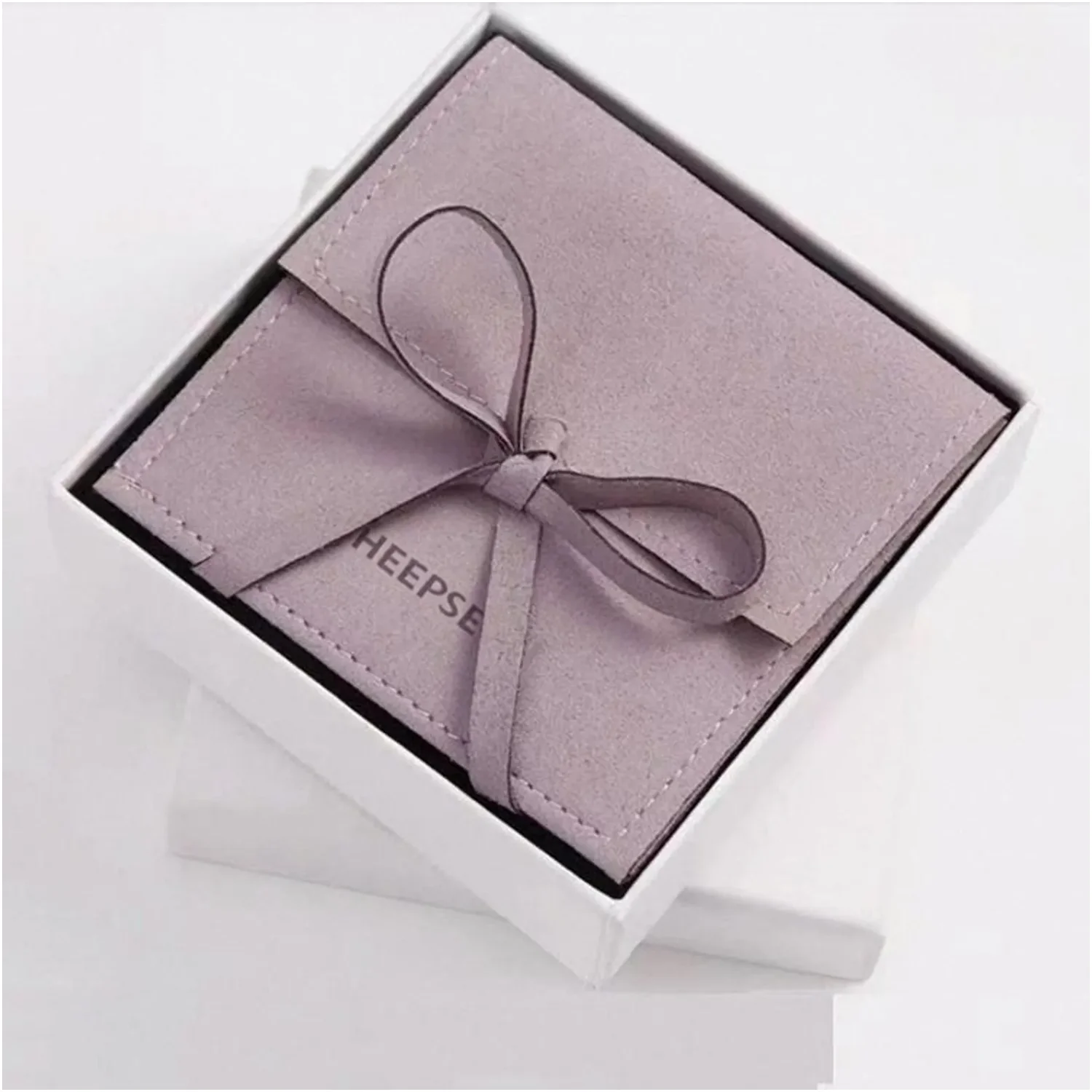 

20pcs Gift Packaging Storage Slide Out Paper Jewelry Box Microfiber Pouch Set Drawer Sliding Paper Cardboard Jewelry Box
