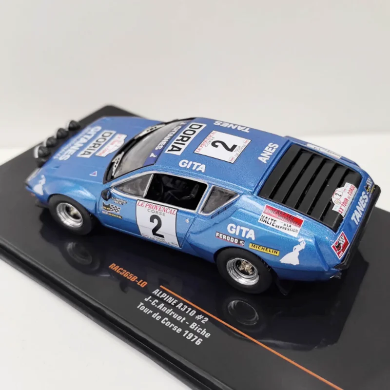 IXO Diecast Maßstab 1:43 ALPINE A310 # 2 1976 Legierungsautomodell, statische Anzeige, Sammlung, Souvenir, Ornamente, Geschenk