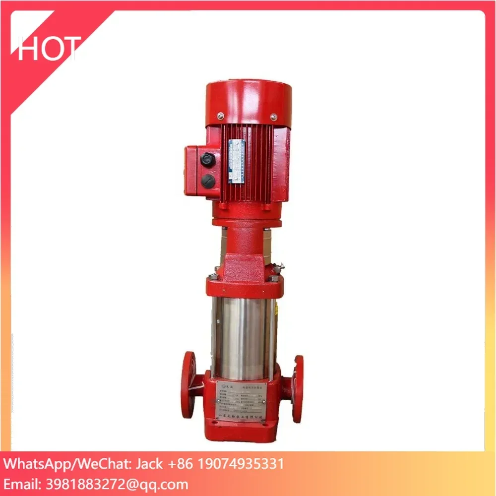 Pompa antincendio multistadio verticale Sistema idrante antincendio Pompa centrifuga per alimentazione idrica stabilizzata