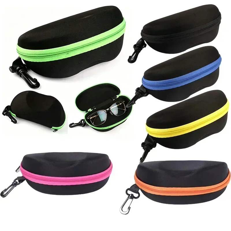 EVA Glasses Zipper Case Glasses Display Case EVA Sunglasses Black Sunglasses Glasses Case YJDr01
