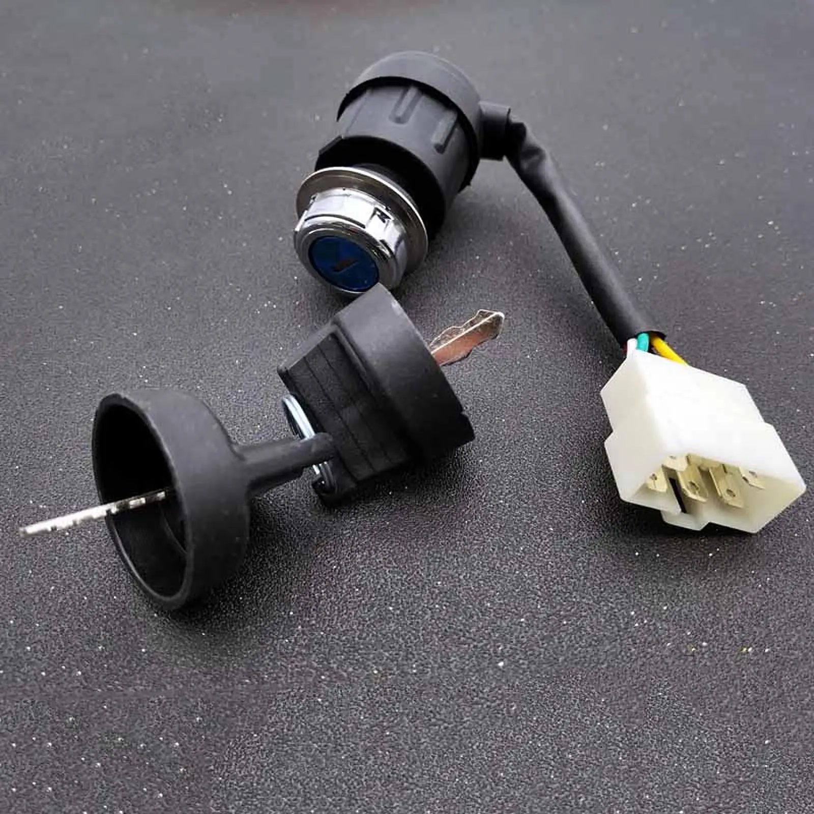 Generator Ignition Switch Key Five Wire ABS Material Secure Starter for 186F Gas Engine System