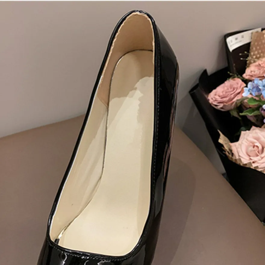 Big Size 35-42 Women Peep Toe Sexy Solid Flock Party Pumps 2025 Platform Super High Heels 16cm Shoes Female Shallow Wedding Red