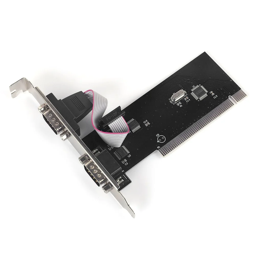 Разъемы последовательного порта PCI Карта PCI-COM 9-контактный интерфейс RS232 DB9 Настольный промышленный компьютерный адаптер управления Карты расширения