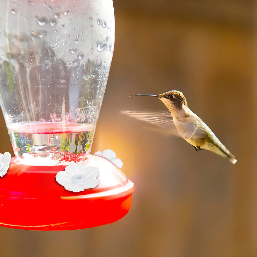 

15pcs Bird Feeder Flowers Plastic Replacement Parts For Hummingbird Feeders Outdoor Feeding Port Accessories Feeder Flower