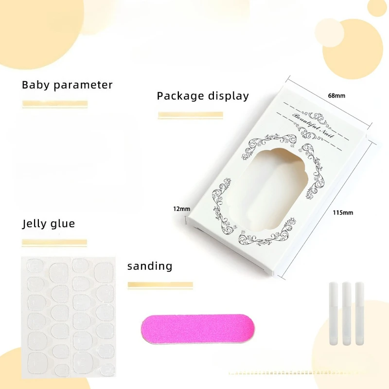 1 set arancione sfumato ragnatela design unghie finte Halloween gotico punk punte per unghie finte da donna indossabili stampa di mandorle sulle unghie