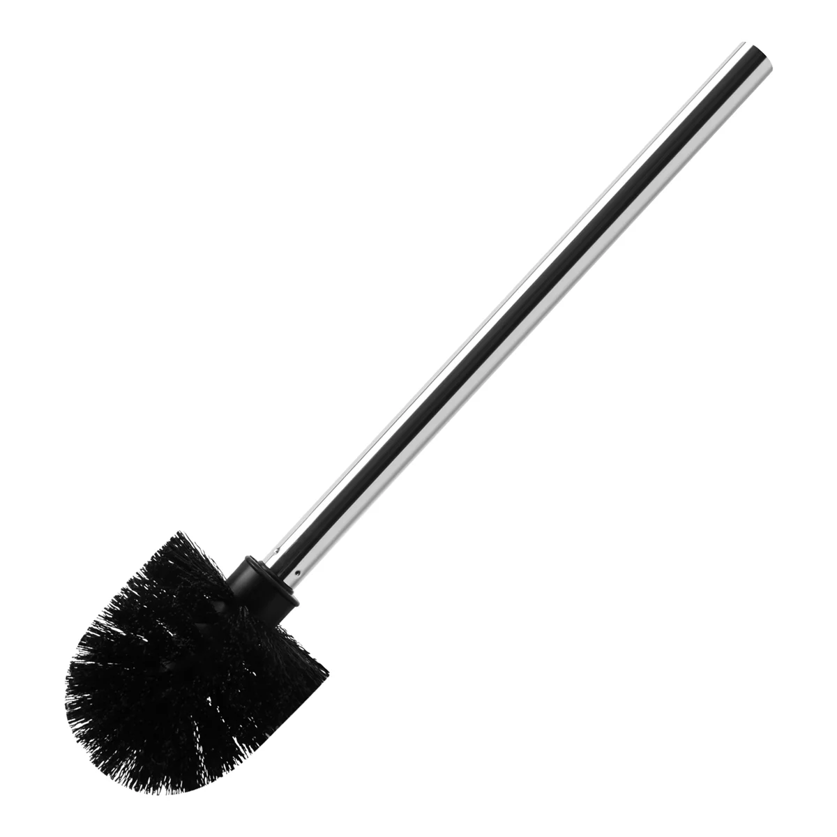HOT Replacement Stainless Steel WC Bathroom Cleaning Toilet Brush Black Head