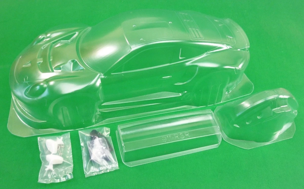

1:10 scale Drift Car Clear polycarbonate RC Body shell for Tamiya tt02 Chassis 257mm